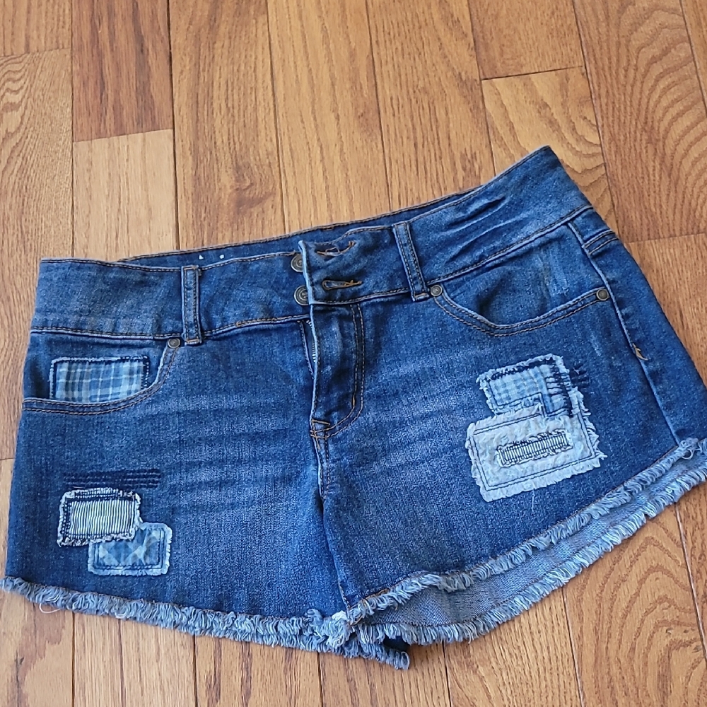 Altard State Denim Patchwork Women's Shorts